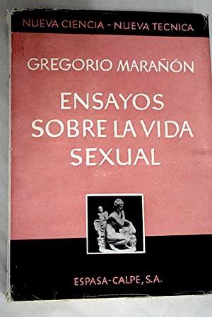 ENSAYOS SOBRE LA VIDA SEXUAL (SEGONA MA) | 9999900006162 | MARAÑON, GREGORIO