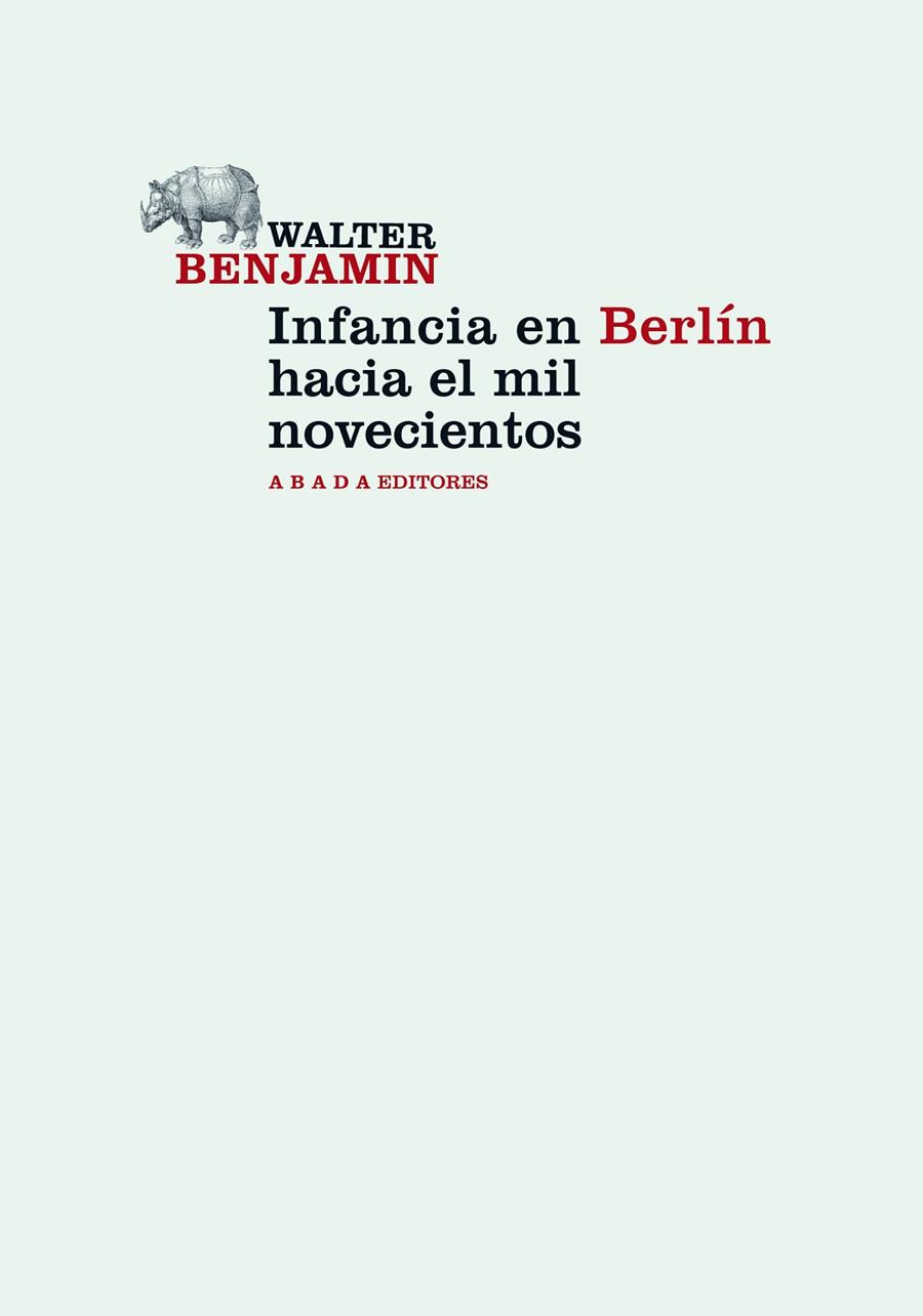 INFANCIA EN BERLIN | 9788415289272 | BENJAMIN, WALTER