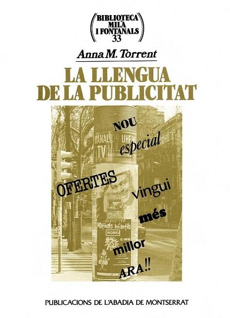 LA LLENGUA DE LA PUBLICITAT | 9788484151159 | ANA MA TORRENT