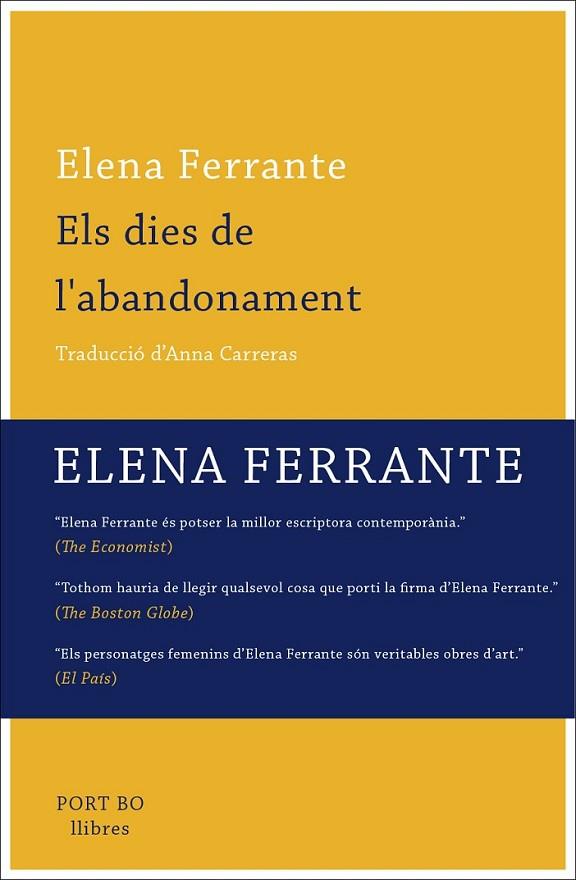 DIES DE L'ABANDONAMENT, ELS | 9788416259779 | FERANTE, ELENA