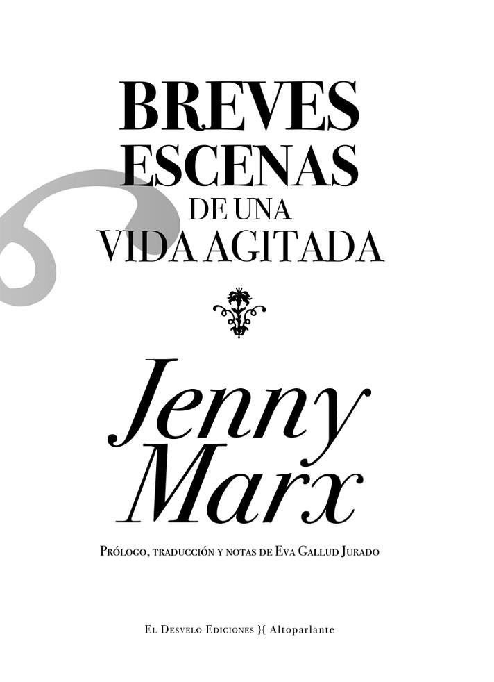 BREVES ESCENAS DE UNA VIDA AGITADA | 9788494939501 | MARX, JENNY