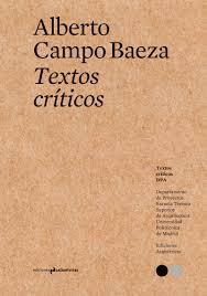 TEXTOS CRÍTICOS | 9788494630033 | CAMPO BAEZA, ALBERTO