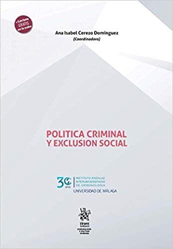 POLÍTICA CRIMINAL Y EXCLUSIÓN SOCIAL | 9788413783963 | JOSÉ LUIS DÍEZ RIPOLLÉS