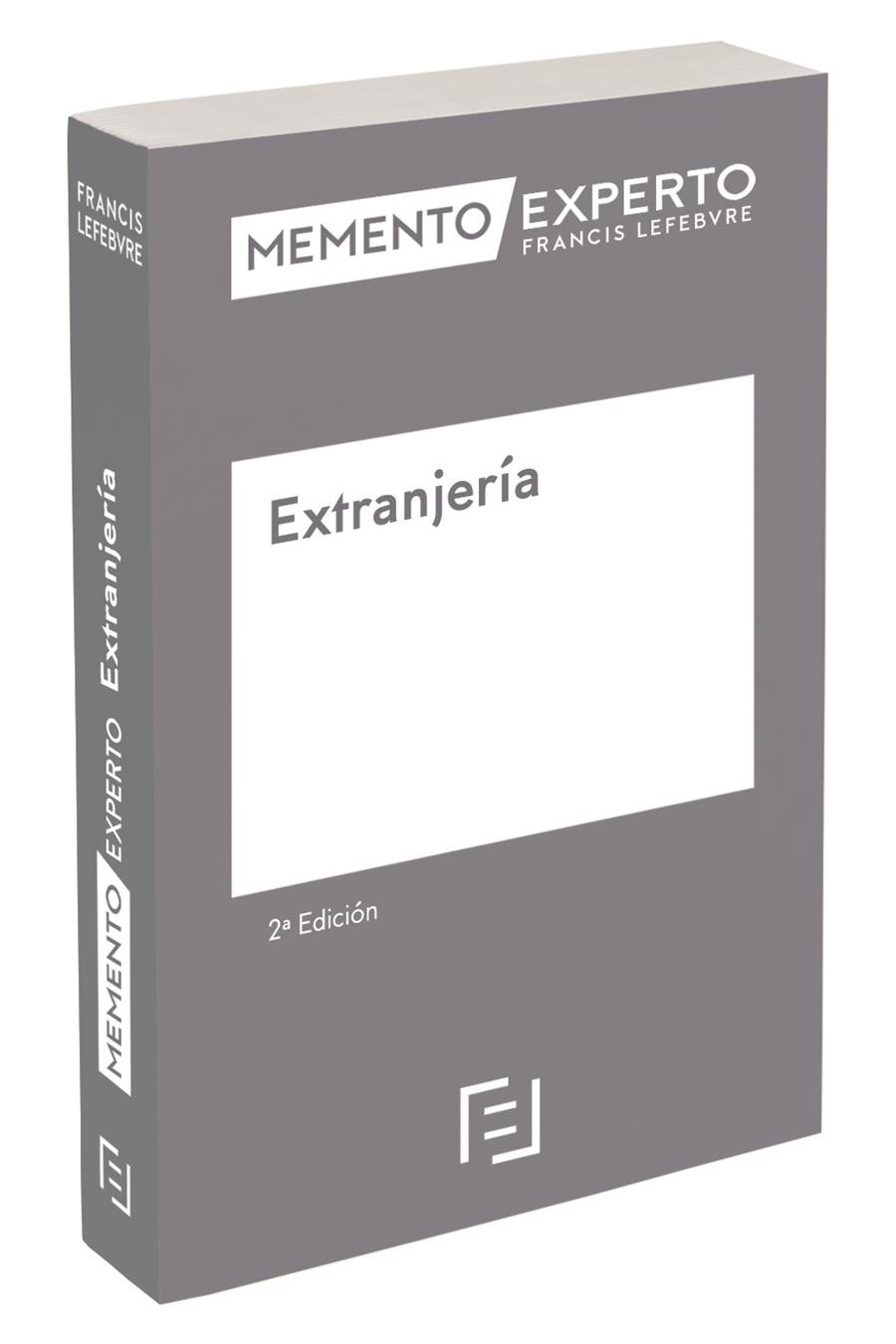 MEMENTO EXPERTO EXTRANJERÍA (2ª EDICIÓN) | 9788417985196 | LEFEBVRE-EL DERECHO