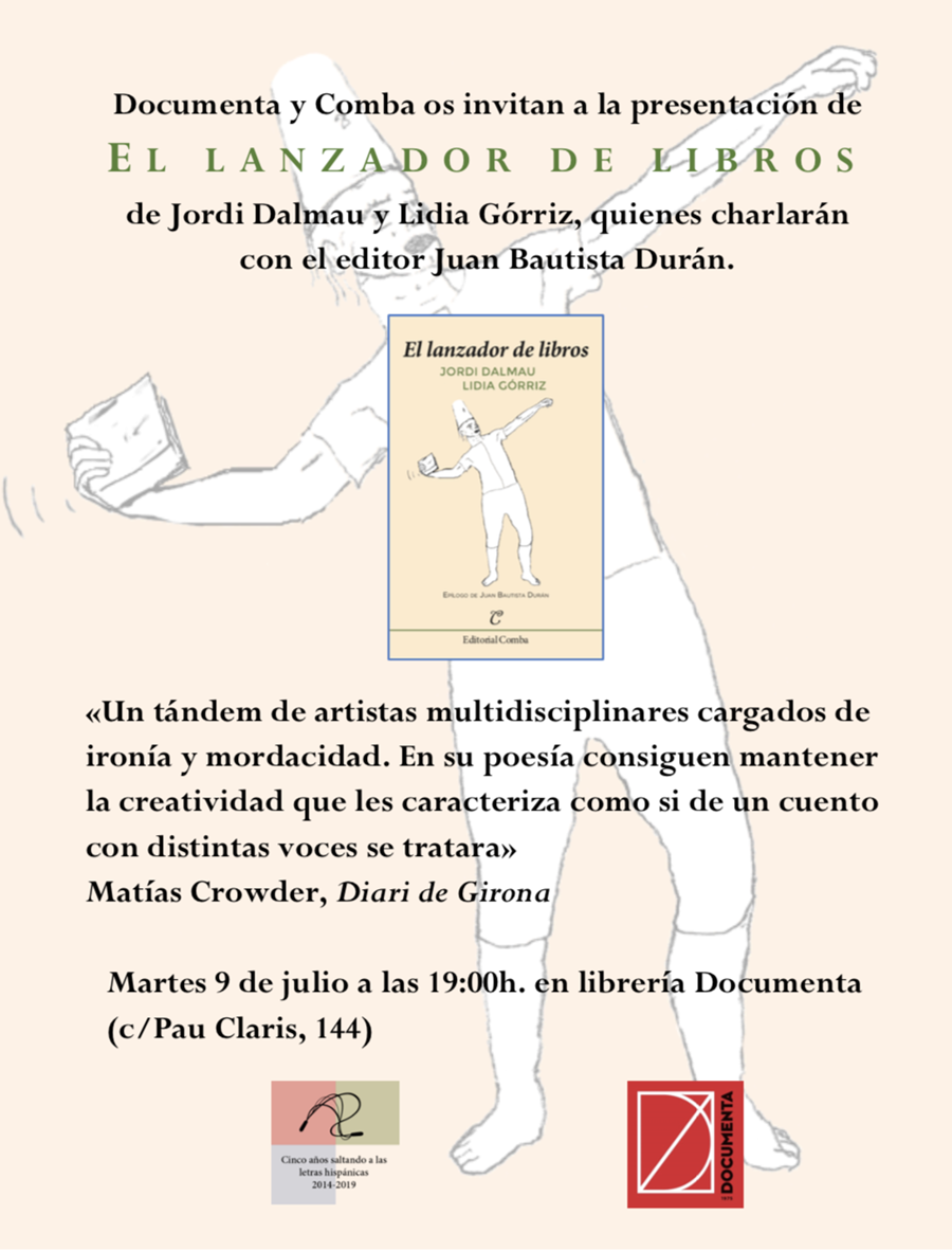 Presentem 'El lanzador de libros', de Jordi Dalmau i Lidia Górriz - 