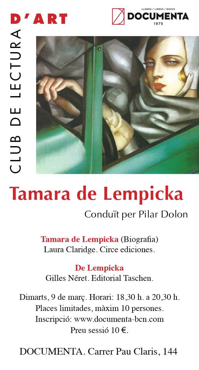 TAMARA DE LEMPICKA al Club de Lectura d'Art - 