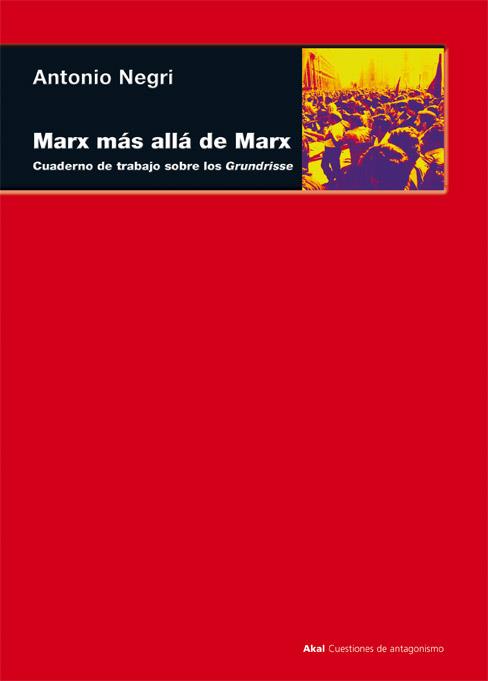 MARX MAS ALLA DE MARX | 9788446011477 | NEGRI