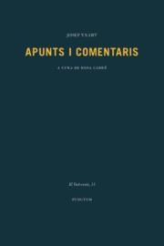 APUNTS I COMENTARIS | 9788494809385 | YXART I MORAGAS, JOSEP
