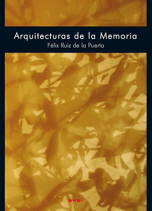 ARQUITECTURAS DE LA MEMORIA | 9788446030355 | PUERTA