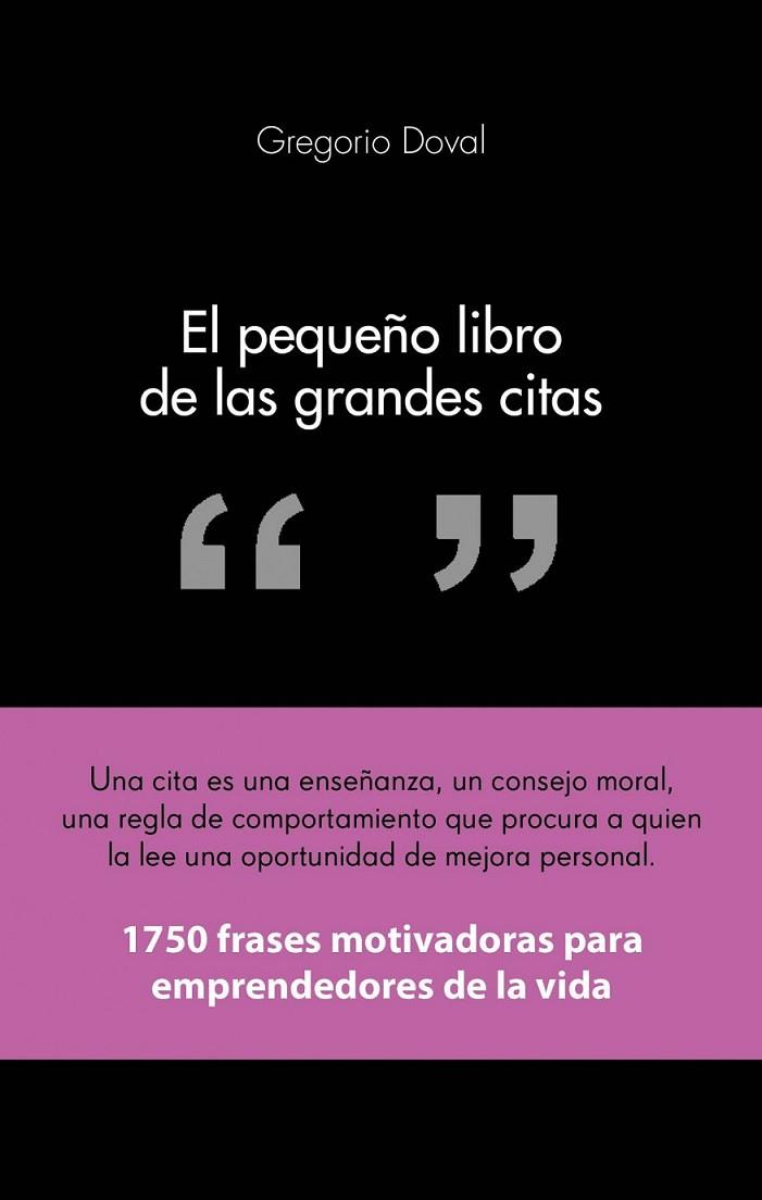 EL PEQUEÑO LIBRO DE LAS GRANDES CITAS | 9788415678311 | DOVAL
