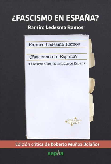 ¿FASCISMO EN ESPAÑA? | 9788415819189 | LEDESMA RAMOS, RAMIRO