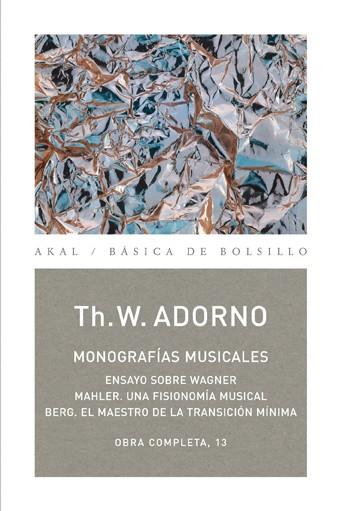 MONOGRAFIAS MUSICALES | 9788446016724 | ADORNO, THEODOR W.