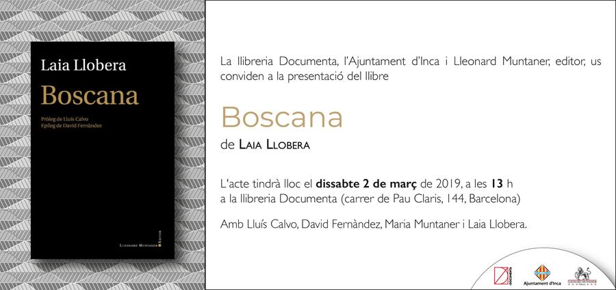 Presentem 'Boscana', de Laia Llobera - 