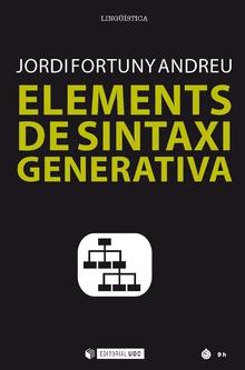 ELEMENTS DE SINTAXI GENERATIVA | 9788491806004 | FORTUNY ANDREU, JORDI