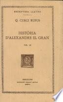 HISTÒRIA D'ALEXANDRE EL GRAN, VOL. III I ÚLTIM: LLIBRES VIII-X | 9788472259195 | QUINT CURCI