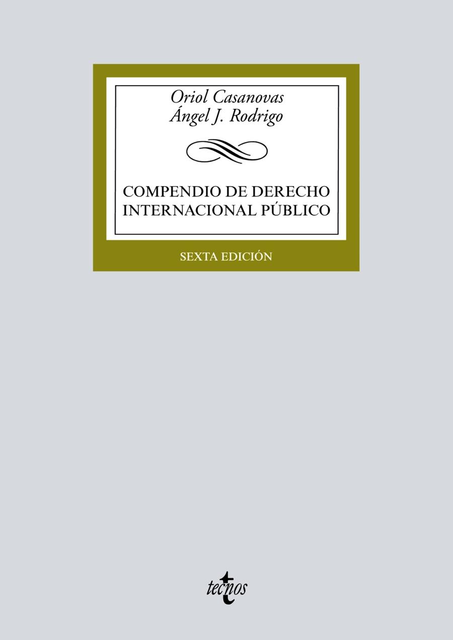 COMPENDIO DE DERECHO INTERNACIONAL PúBLICO | 9788430972357 | CASANOVAS, ORIOL/RODRIGO, ÁNGEL J.