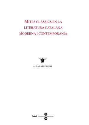 MITES CLASSICS EN LA LITERATURA | 9788447531127 | VVAA