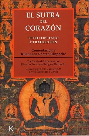 SUTRA DEL CORAZON | 9788472455221 | RINPOCHE, KHENCHEN SHERAB