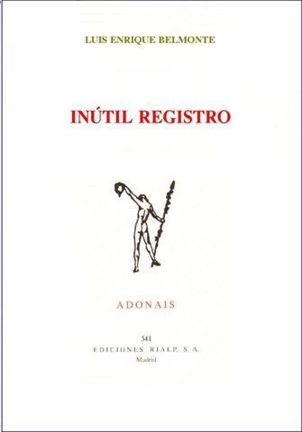 INUTIL REGISTRO | 9788432132315 | BELMONTE