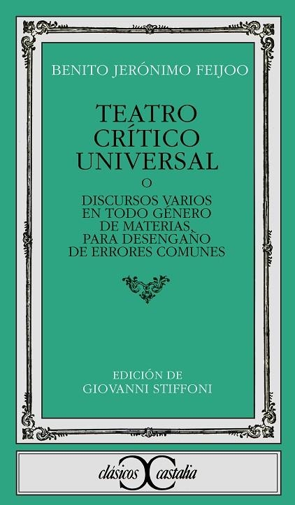 TEATRO CRITICO UNIVERSAL | 9788470394690 | FEIJOO