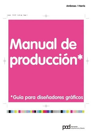 MANUAL DE PRODUCCION | 9788434234277 | VARIOS