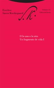 O LO UNO O LO OTRO | 9788481648072 | KIERKEGAARD