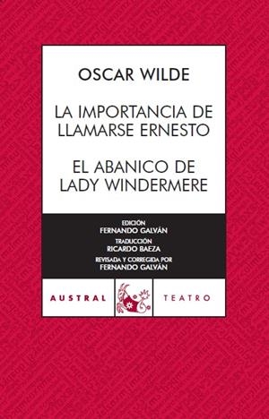 LA IMPORTANCIA DE LLAMARSE ERNES | 9788467023473 | WILDE
