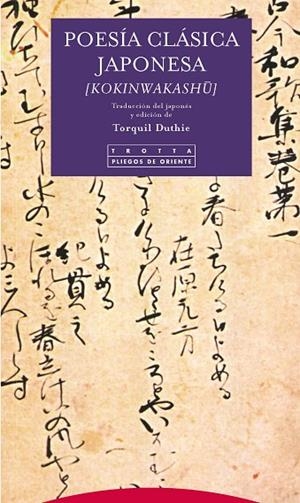 POESÍA CLÁSICA JAPONESA | 9788481647556
