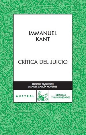 CRITICA DEL JUICIO | 9788467023800 | KANT