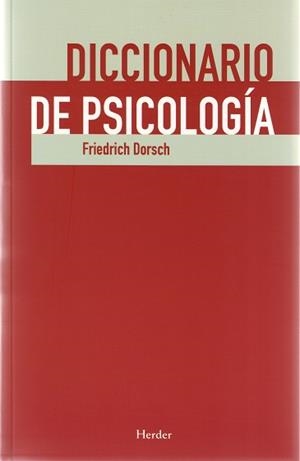 DCC DE PSICOLOGIA | 9788425425745 | DORSCH