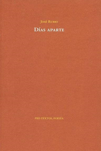 DIAS APARTE | 9788492913763 | RUBIO