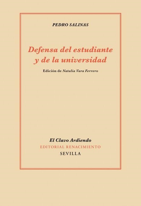 DEFENSA DEL ESTUDIANTE | 9788484726463 | SALINAS