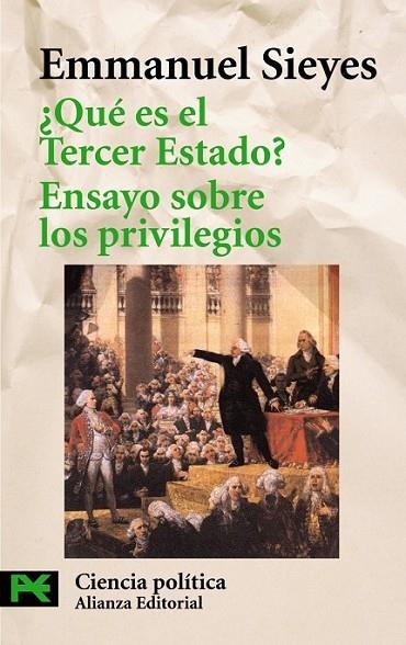 QUE ES EL TERCER ESTADO? ENSAYO | 9788420655864 | SIEYES