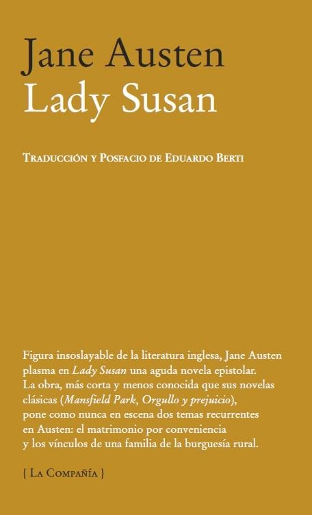 LADY SUSAN | 9788483930687 | AUSTEN