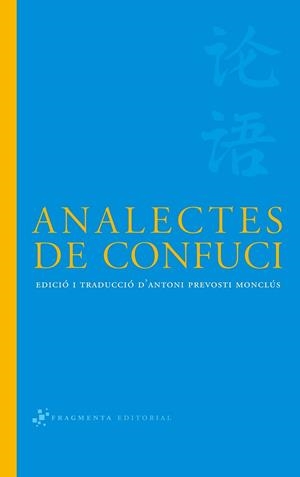 ANALECTES DE CONFUCI | 9788492416066 | ANóNIMO