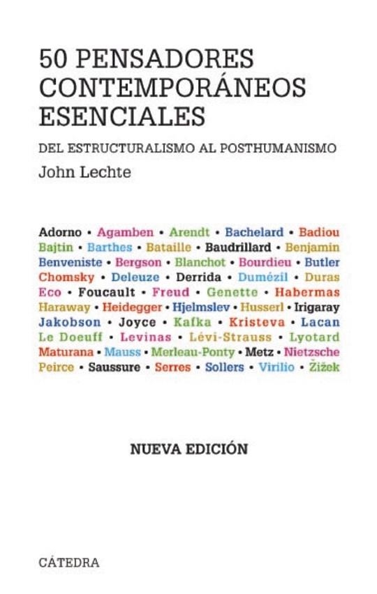 50 PENSADORES CONTEMPORANEOS | 9788437626970 | LECHTE