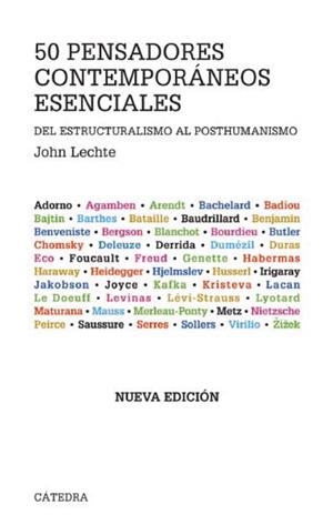 50 PENSADORES CONTEMPORANEOS | 9788437626970 | LECHTE