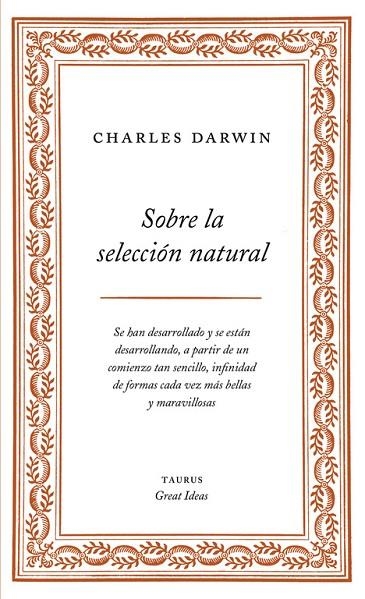 SOBRE LA SELECCION NATURAL | 9788430609277 | DARWIN