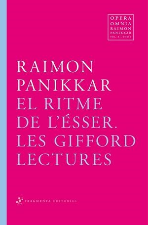 EL RITME DE L'ESSER. LES GIFFORD | 9788492416622 | PANIKKAR