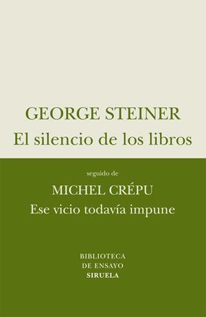 EL SILENCIO DE LOS LIBROS | 9788498414257 | STEINER