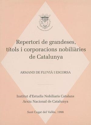 REPERTORI DE GRANDESES, TITOLS | 9788479355142 | FLUVIÀ