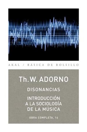 DISONANCIAS | 9788446016823 | ADORNO.