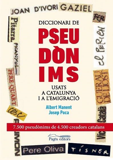 DICCIONARI DE PSEUDONIMS | 9788499753089 | VARIS