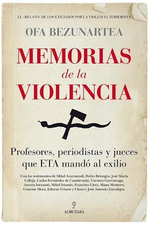 MEMORIAS DE LA VIOLENCIA | 9788415828945 | BEZUNARTEA