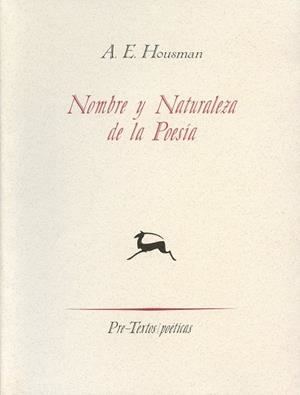 NOMBRE Y NATURALEZA DE LA POESIA | 9788481911671 | HOUSMAN