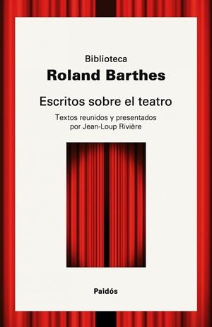 ESCRITOS SOBRE EL TEATRO | 9788449322891 | BARTHES