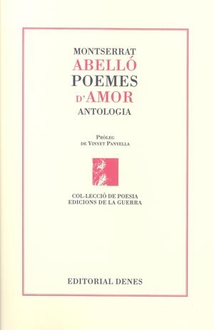 POEMES D'AMOR | 9788492768127 | ABELLÓ I SOLER, MONTSERRAT
