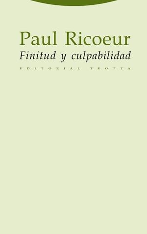 FINITUD Y CULPABILIDAD | 9788481646641 | RICOEUR