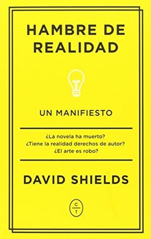 HAMBRE DE REALIDAD | 9788460659051 | SHIELDS, DAVID
