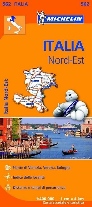 MAPA REGIONAL ITALIA NORD EST | 9782067183971 | AAVV